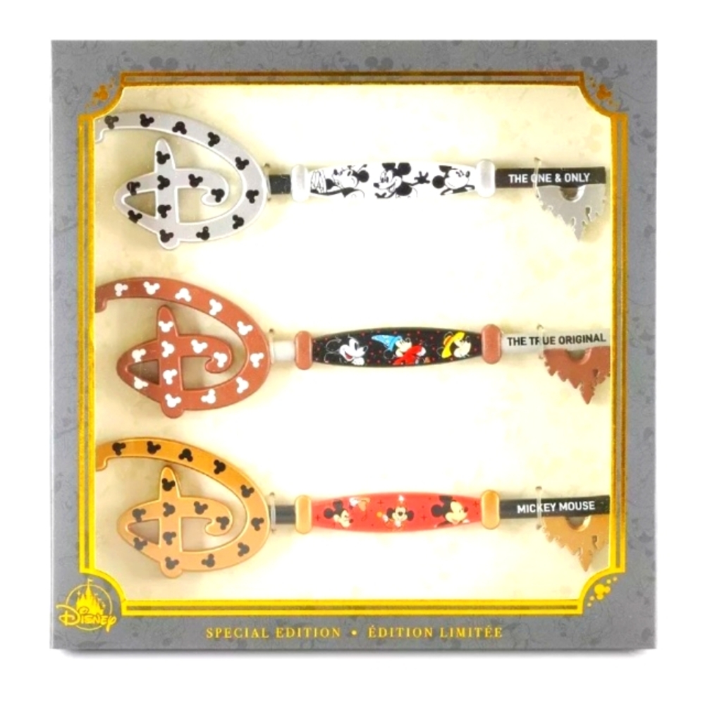 Mickey Mouse 3 Key Set Through the Years Special Edition